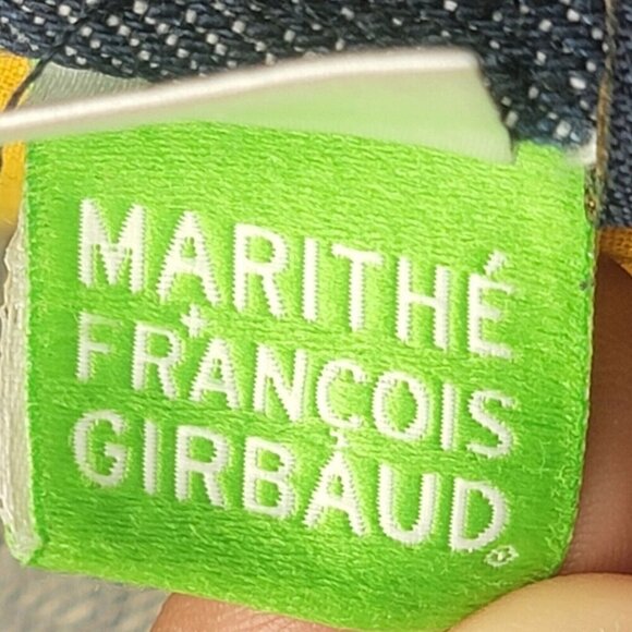 Vintage Marithe Francois Girbaud Jean Mens 38 Blue Y2K Embroidered Baggy Hot Boy - Picture 16 of 16